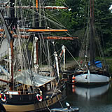 Tall ships at Charlestown